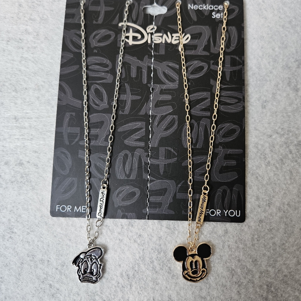 Disney Donald Duck & Mickey Mouse Bestie Necklace Set - Picture 5 of 10
